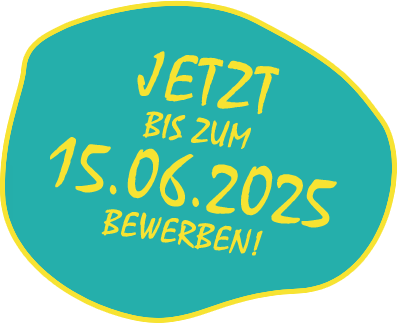 Jetzt bis zum 15.06.25 bewerben!